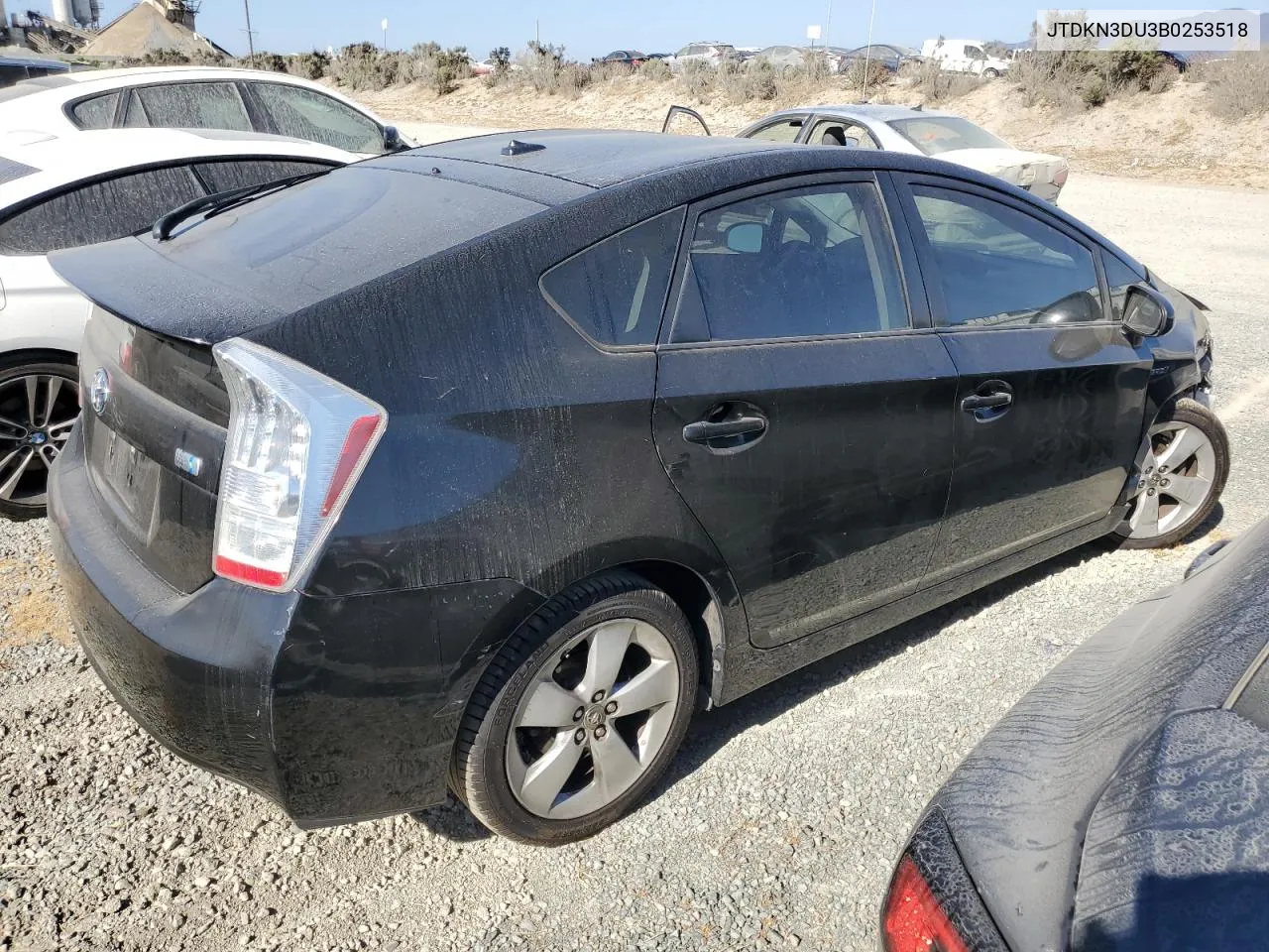 JTDKN3DU3B0253518 2011 Toyota Prius