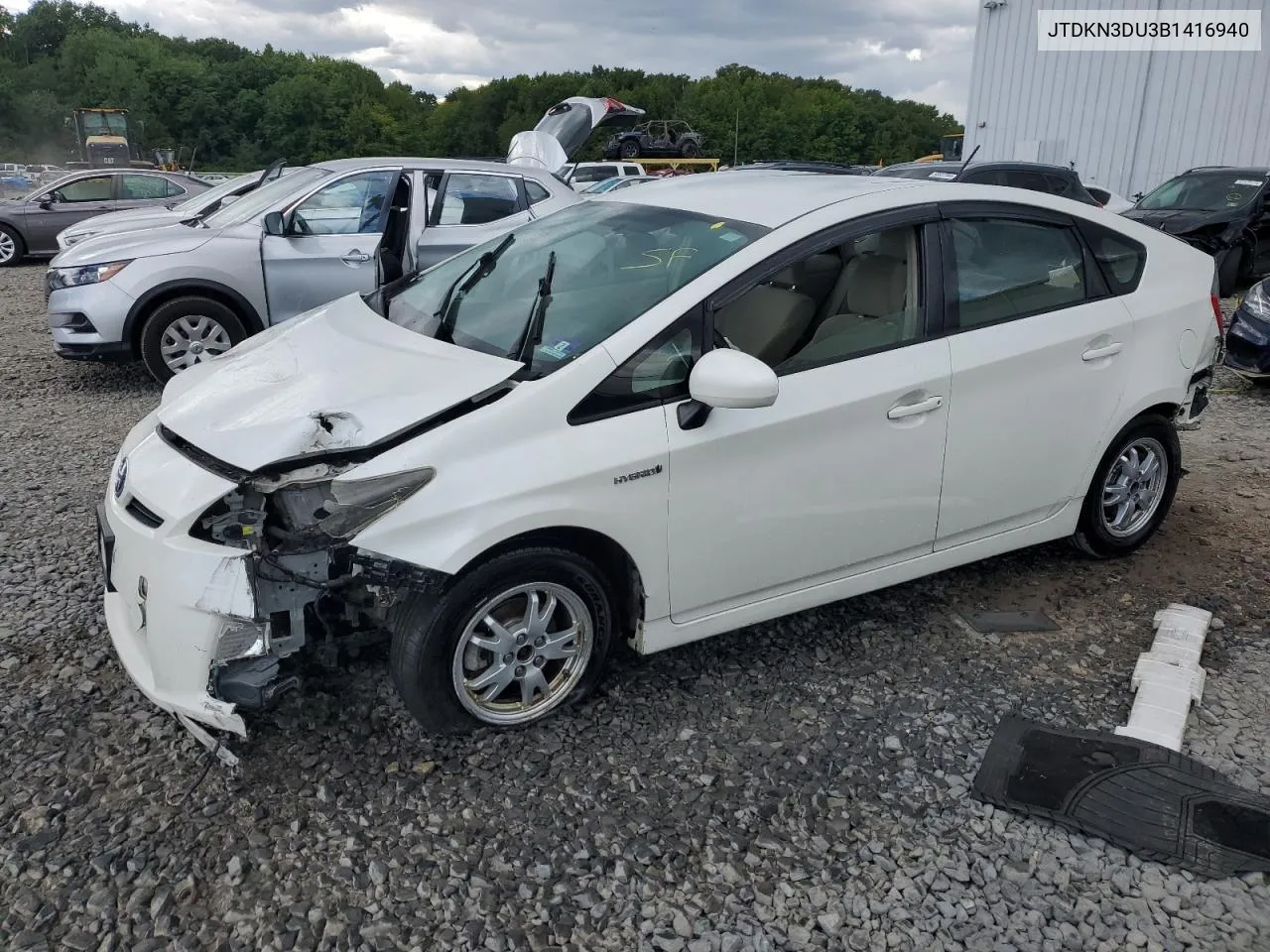 2011 Toyota Prius VIN: JTDKN3DU3B1416940 Lot: 68525974