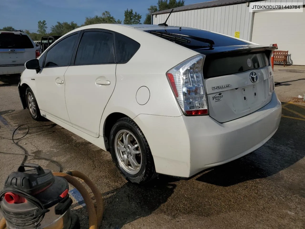 JTDKN3DU7B1443784 2011 Toyota Prius