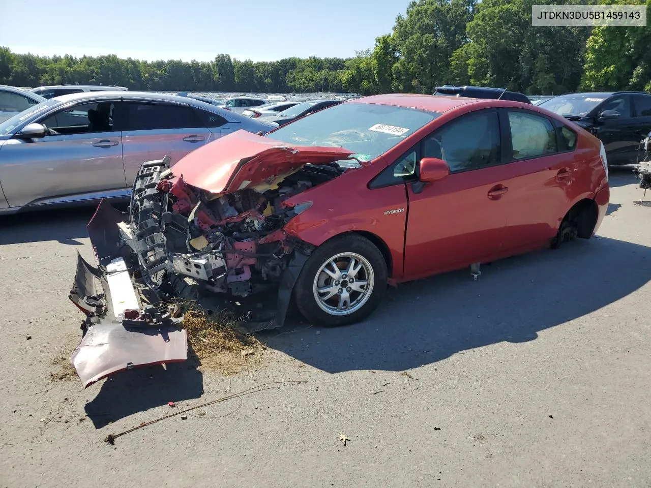 2011 Toyota Prius VIN: JTDKN3DU5B1459143 Lot: 68714194