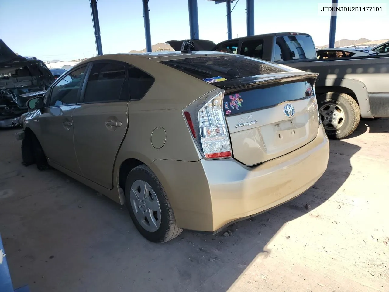 2011 Toyota Prius VIN: JTDKN3DU2B1477101 Lot: 69115224