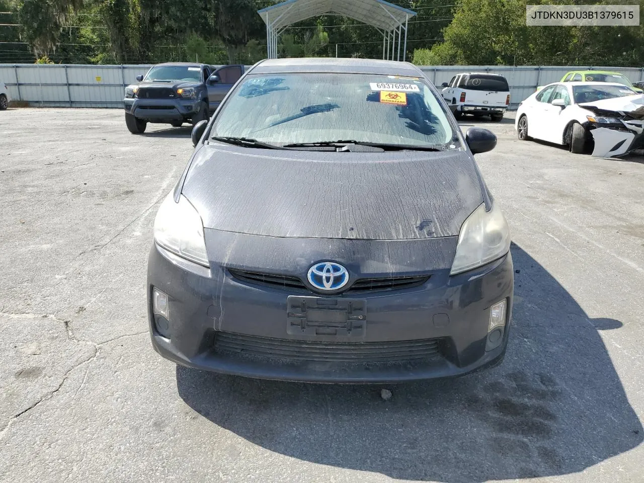 JTDKN3DU3B1379615 2011 Toyota Prius