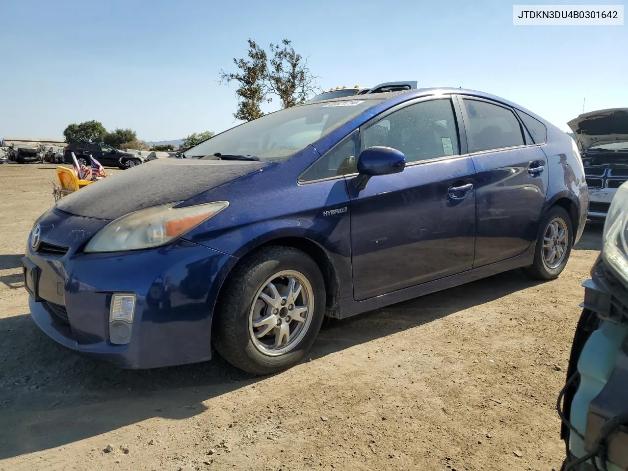 2011 Toyota Prius VIN: JTDKN3DU4B0301642 Lot: 69521714