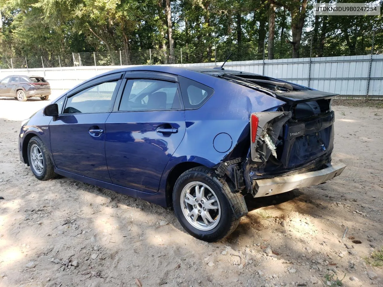 JTDKN3DU9B0247254 2011 Toyota Prius