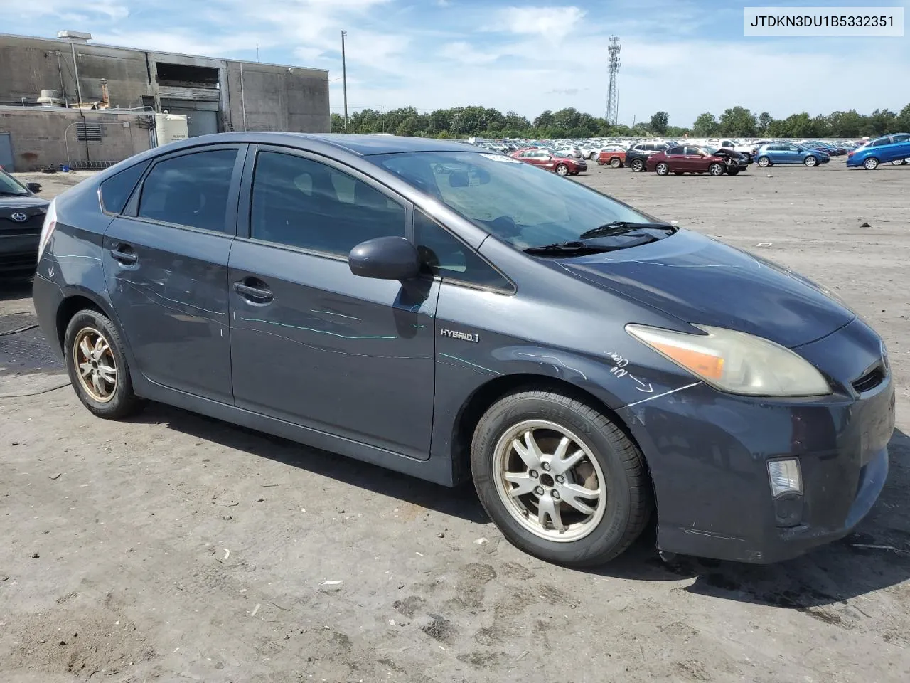 2011 Toyota Prius VIN: JTDKN3DU1B5332351 Lot: 69743434