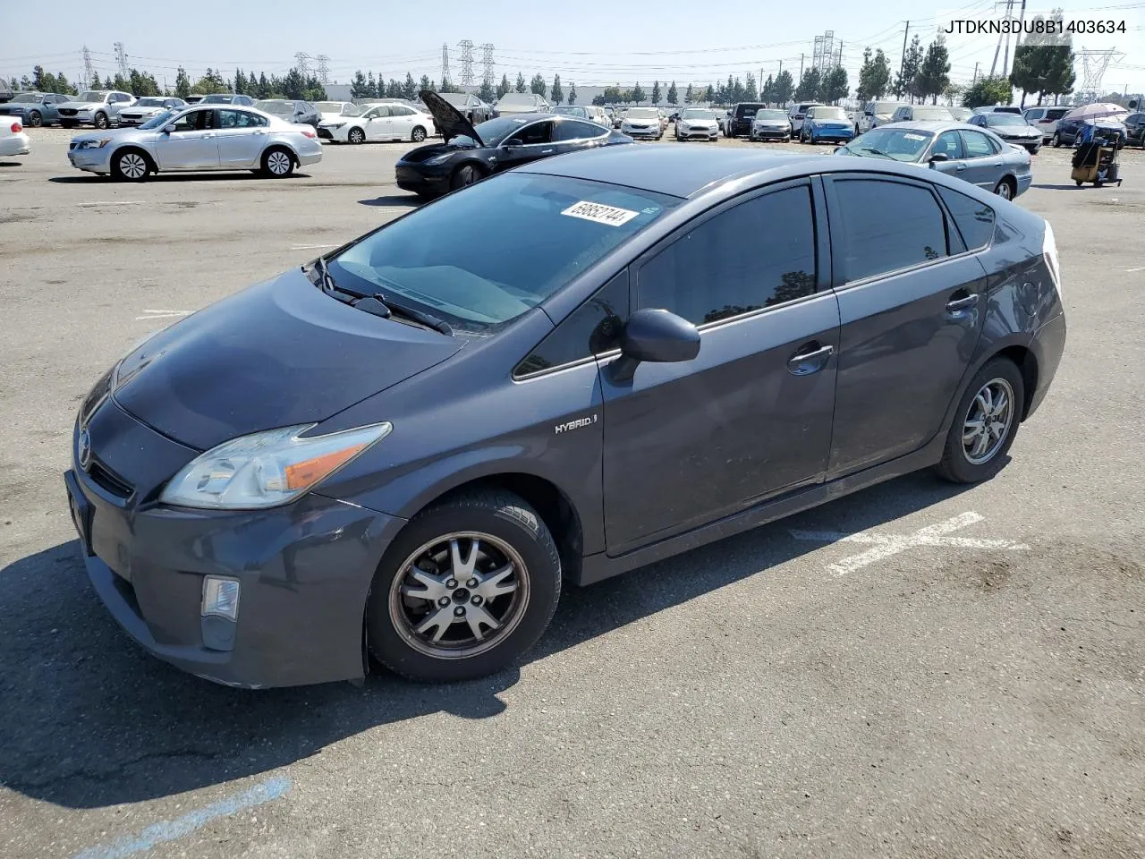 2011 Toyota Prius VIN: JTDKN3DU8B1403634 Lot: 69852744