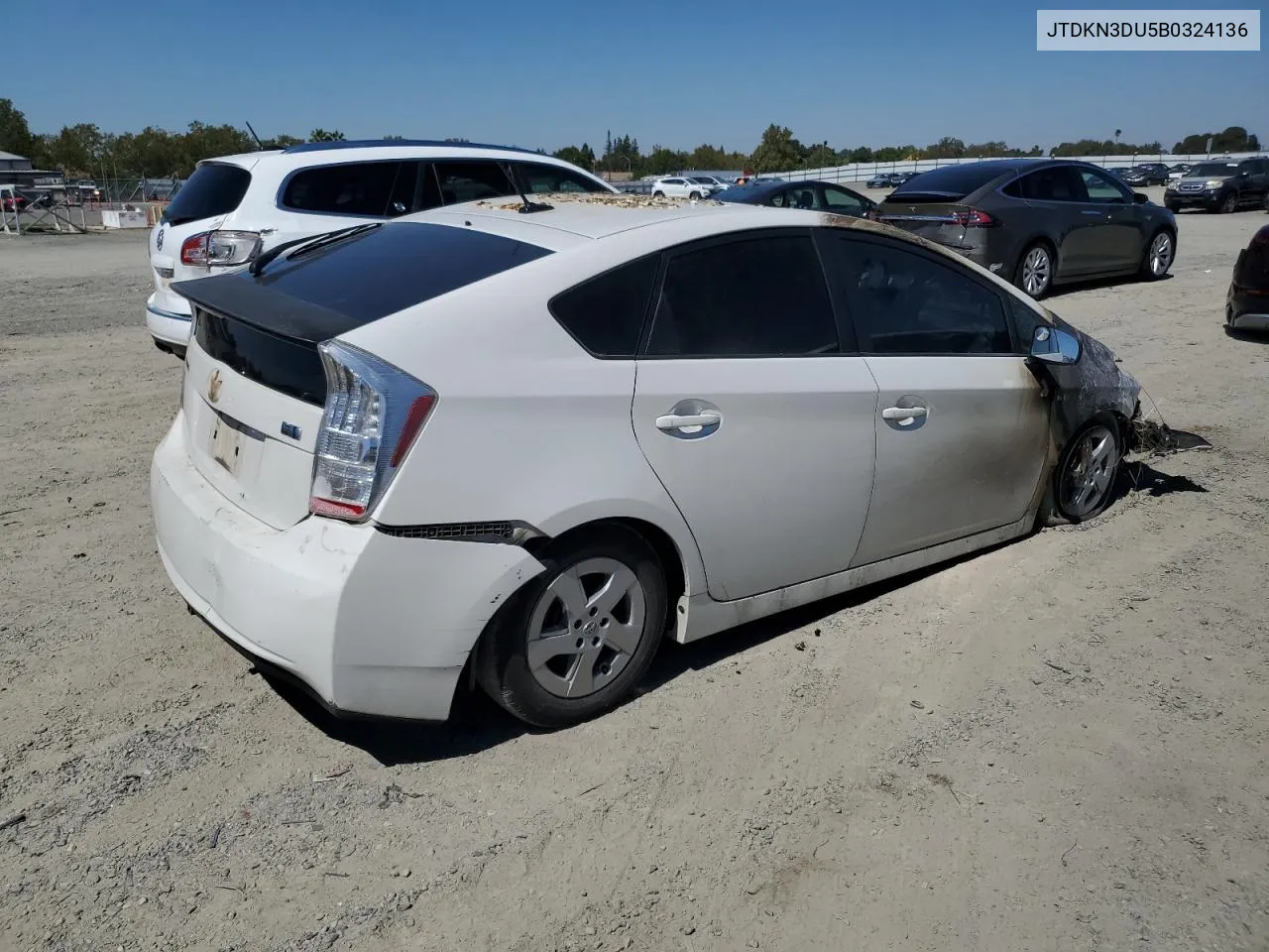 2011 Toyota Prius VIN: JTDKN3DU5B0324136 Lot: 70293514