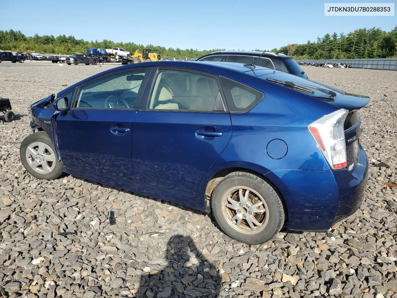 2011 Toyota Prius VIN: JTDKN3DU7B0288353 Lot: 70636534