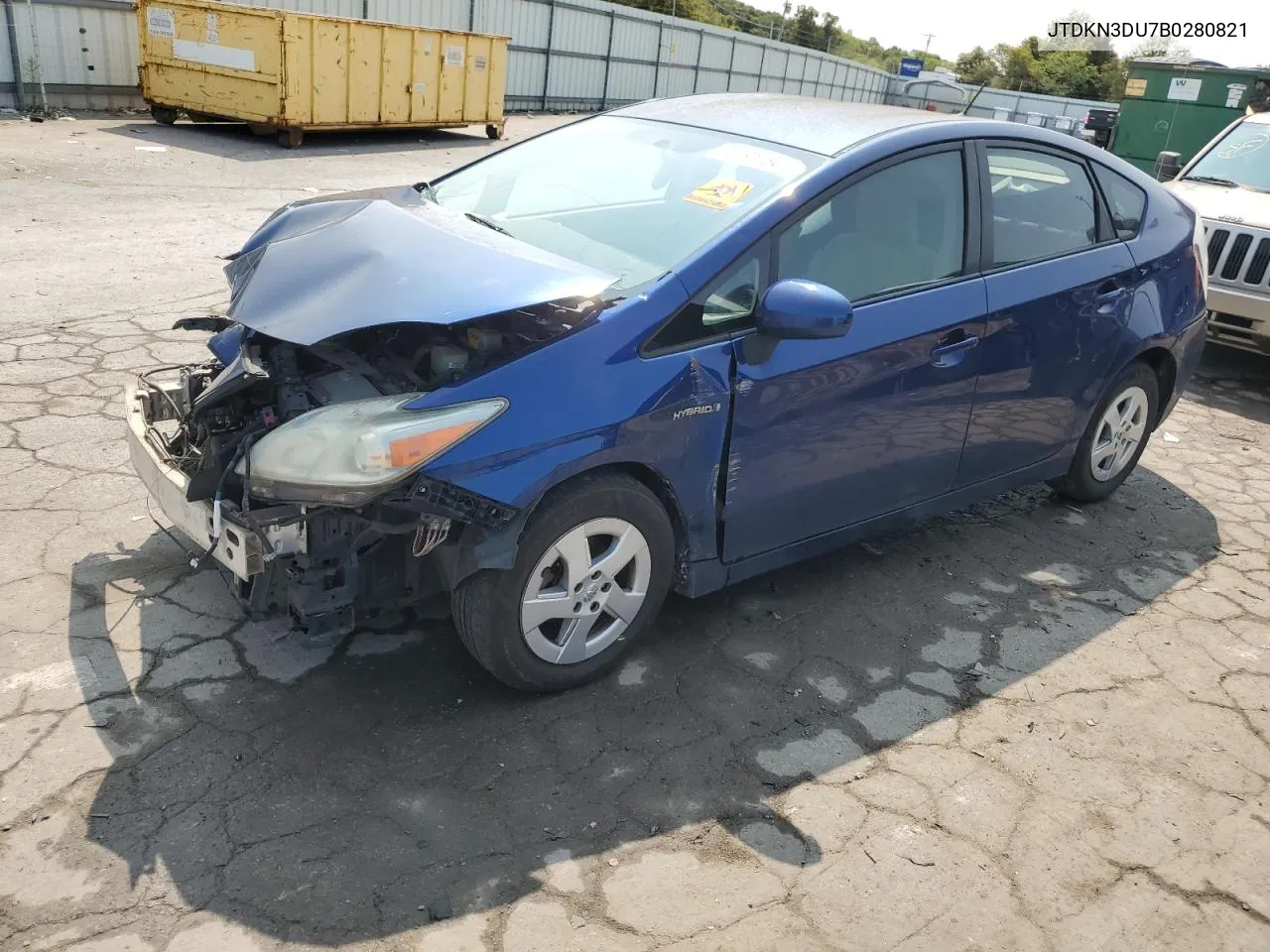 JTDKN3DU7B0280821 2011 Toyota Prius