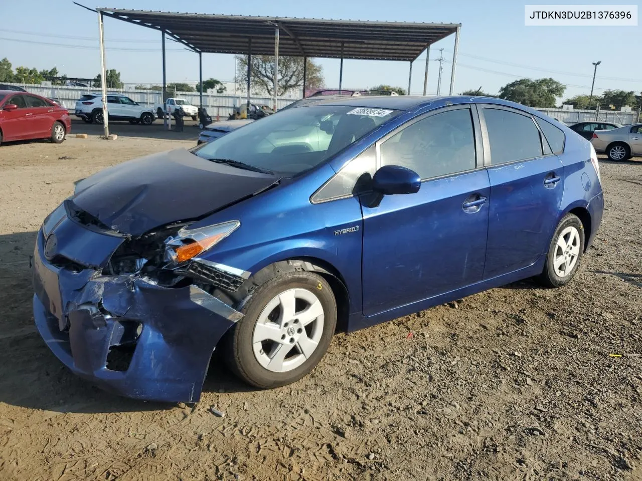 2011 Toyota Prius VIN: JTDKN3DU2B1376396 Lot: 70839954