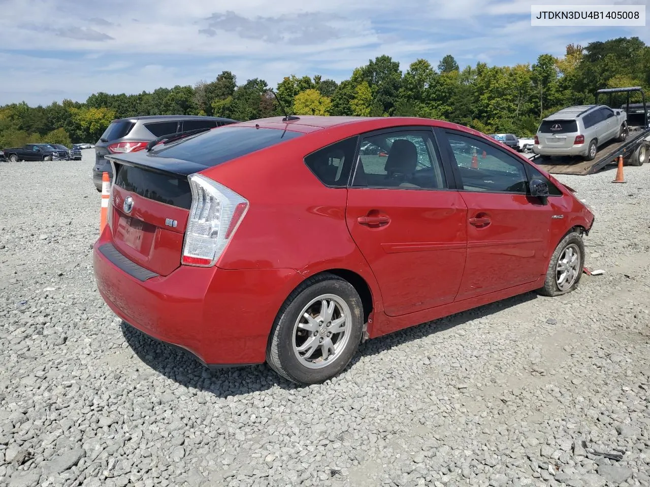 2011 Toyota Prius VIN: JTDKN3DU4B1405008 Lot: 70931314