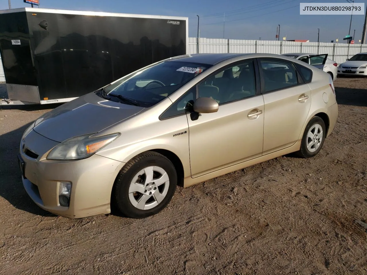 2011 Toyota Prius VIN: JTDKN3DU8B0298793 Lot: 71231204