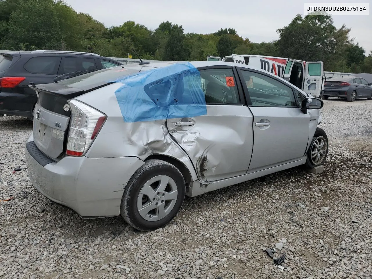 2011 Toyota Prius VIN: JTDKN3DU2B0275154 Lot: 71275294