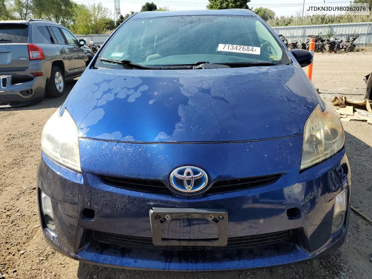 2011 Toyota Prius VIN: JTDKN3DU9B0262076 Lot: 71342684