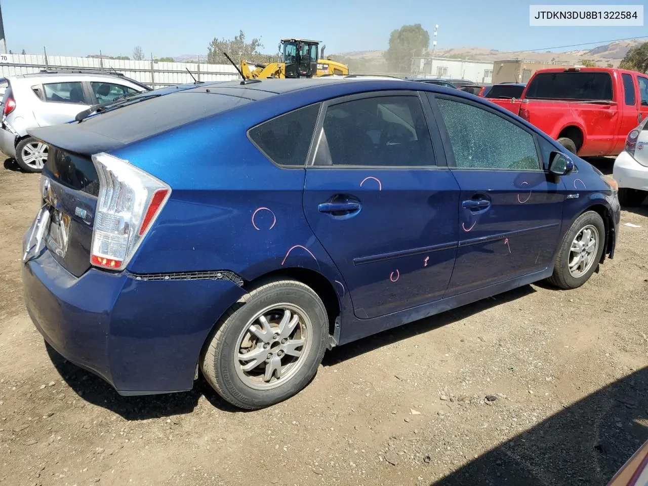 JTDKN3DU8B1322584 2011 Toyota Prius