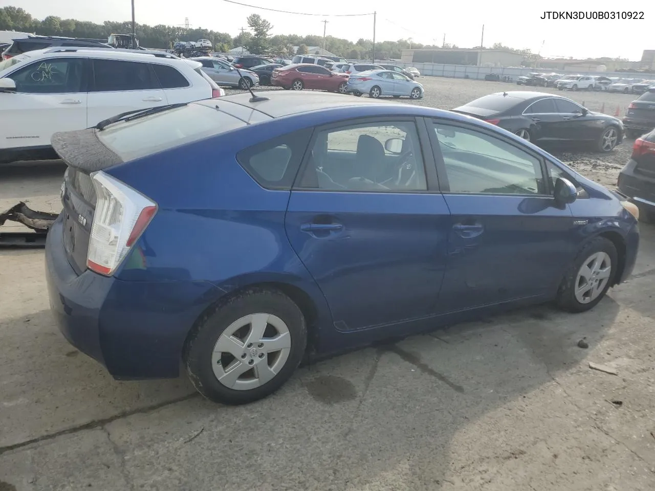 JTDKN3DU0B0310922 2011 Toyota Prius