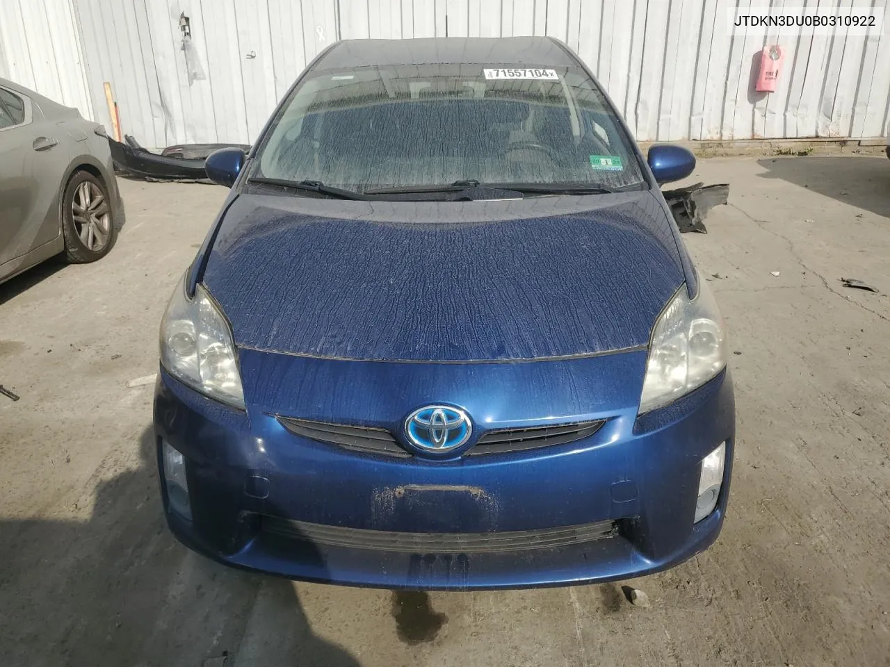 JTDKN3DU0B0310922 2011 Toyota Prius