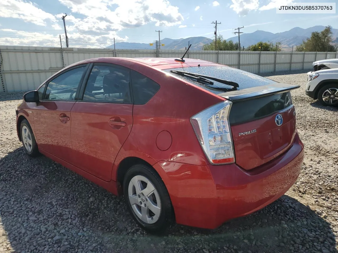 JTDKN3DU5B5370763 2011 Toyota Prius