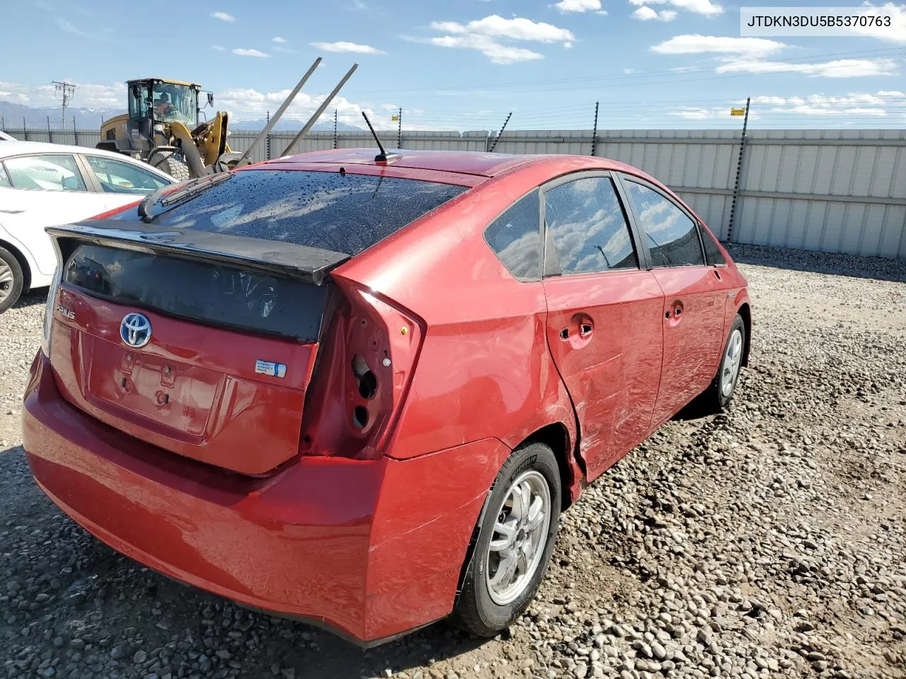 JTDKN3DU5B5370763 2011 Toyota Prius