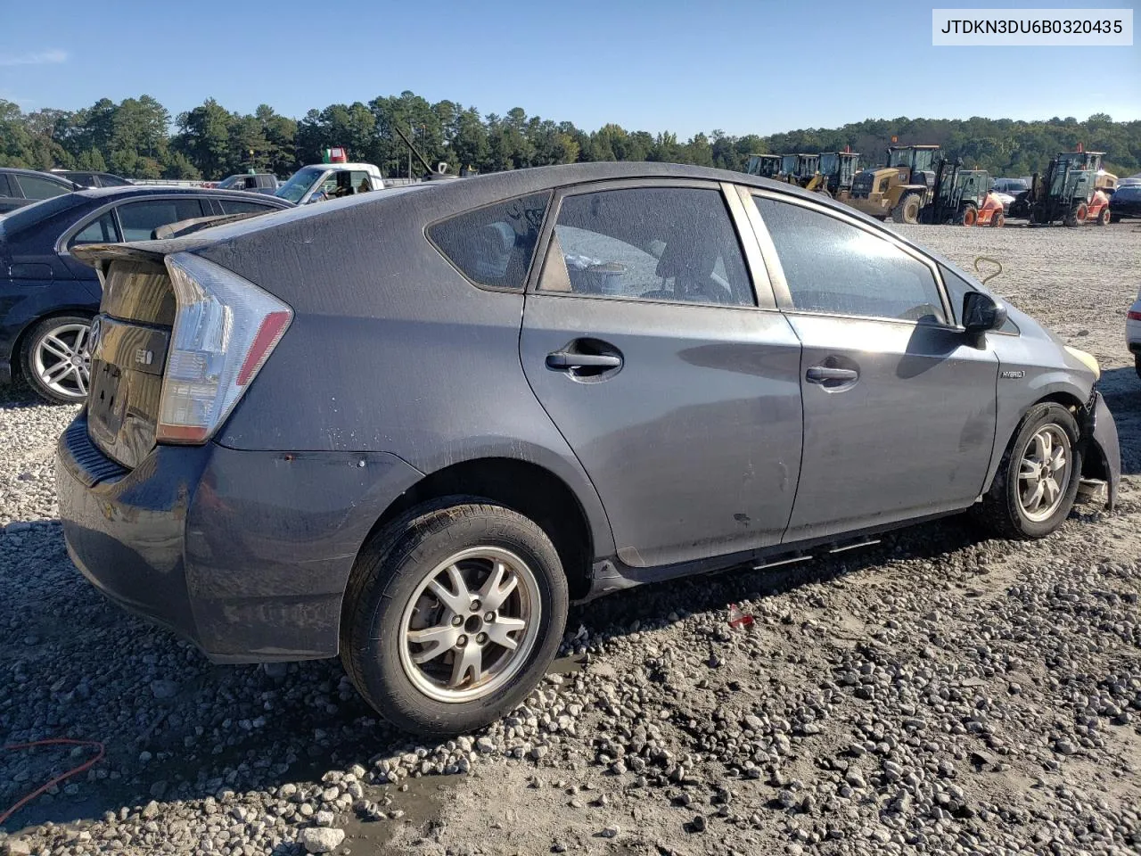 JTDKN3DU6B0320435 2011 Toyota Prius