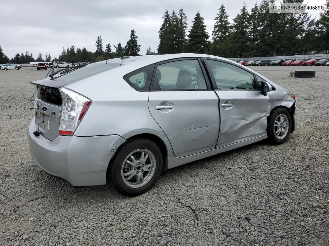 2011 Toyota Prius VIN: JTDKN3DU3B1405890 Lot: 72379614