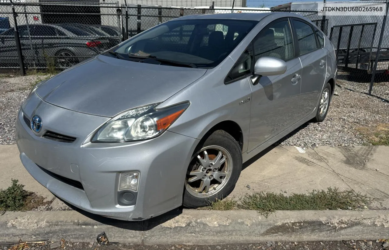 JTDKN3DU6B0265968 2011 Toyota Prius