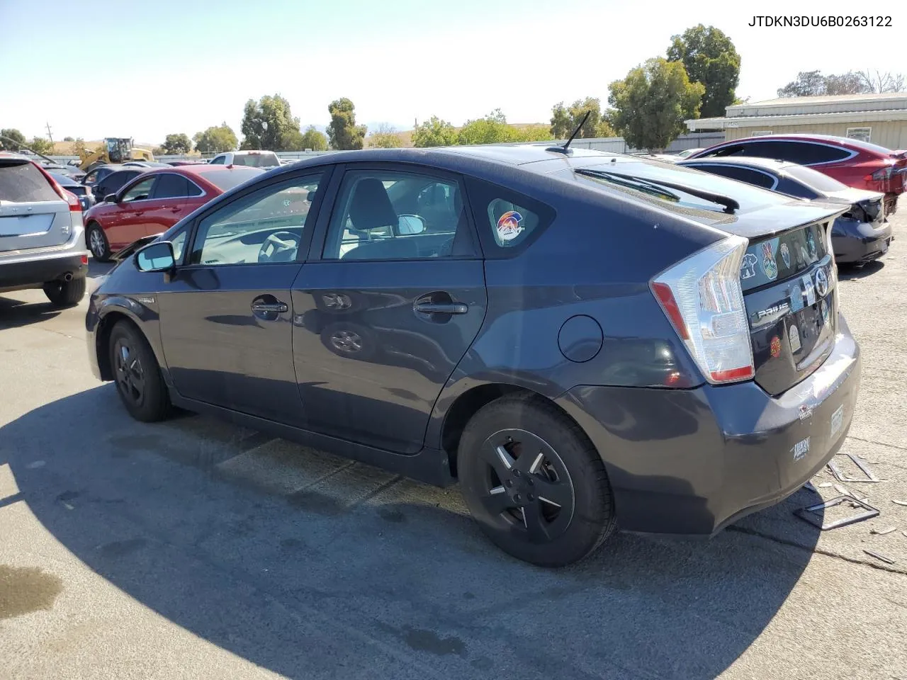 2011 Toyota Prius VIN: JTDKN3DU6B0263122 Lot: 72727274