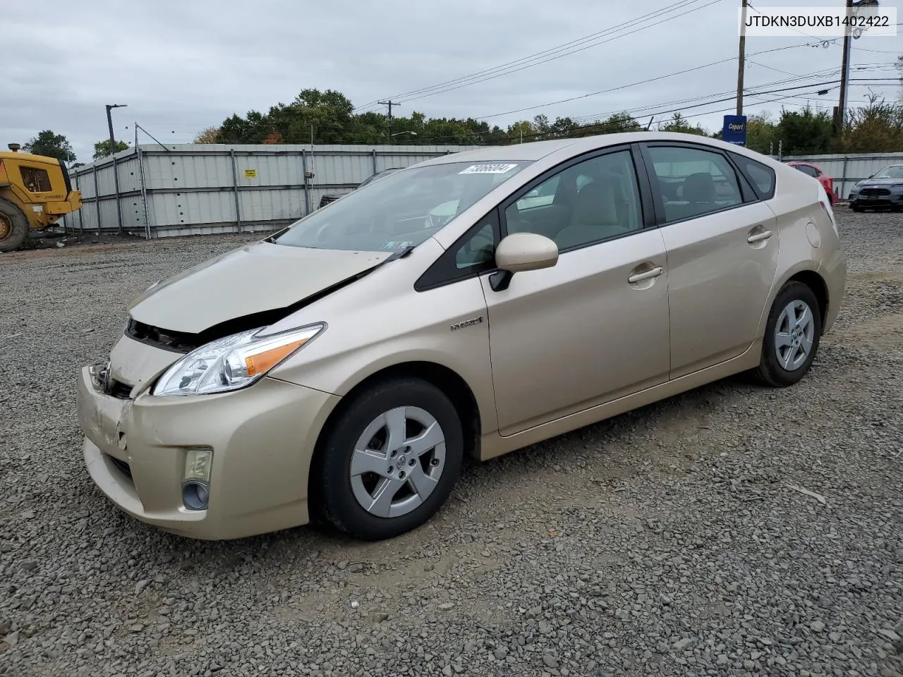 2011 Toyota Prius VIN: JTDKN3DUXB1402422 Lot: 73066004