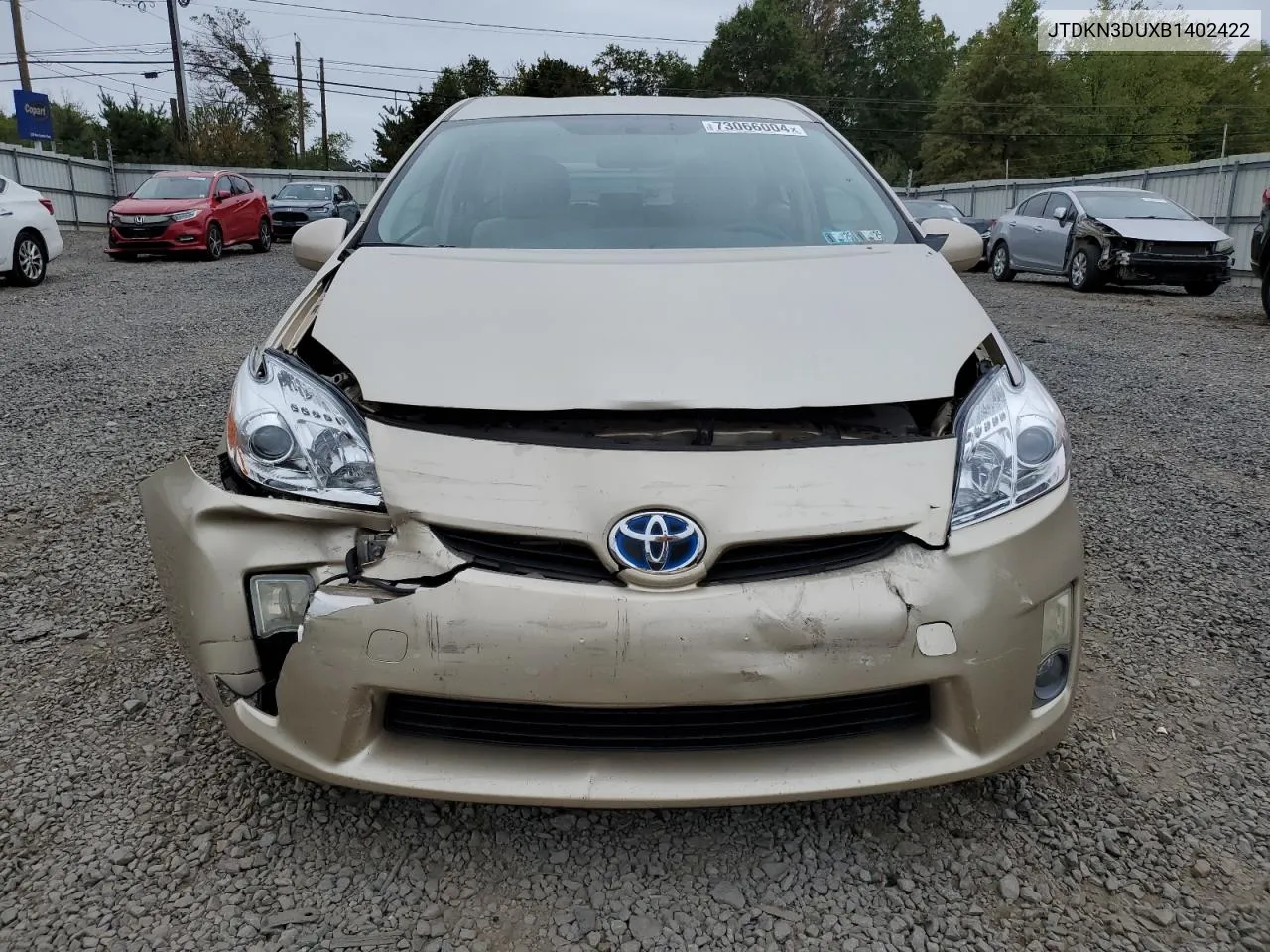 2011 Toyota Prius VIN: JTDKN3DUXB1402422 Lot: 73066004