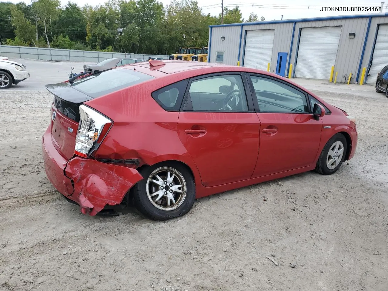 2011 Toyota Prius VIN: JTDKN3DU8B0254468 Lot: 73118274