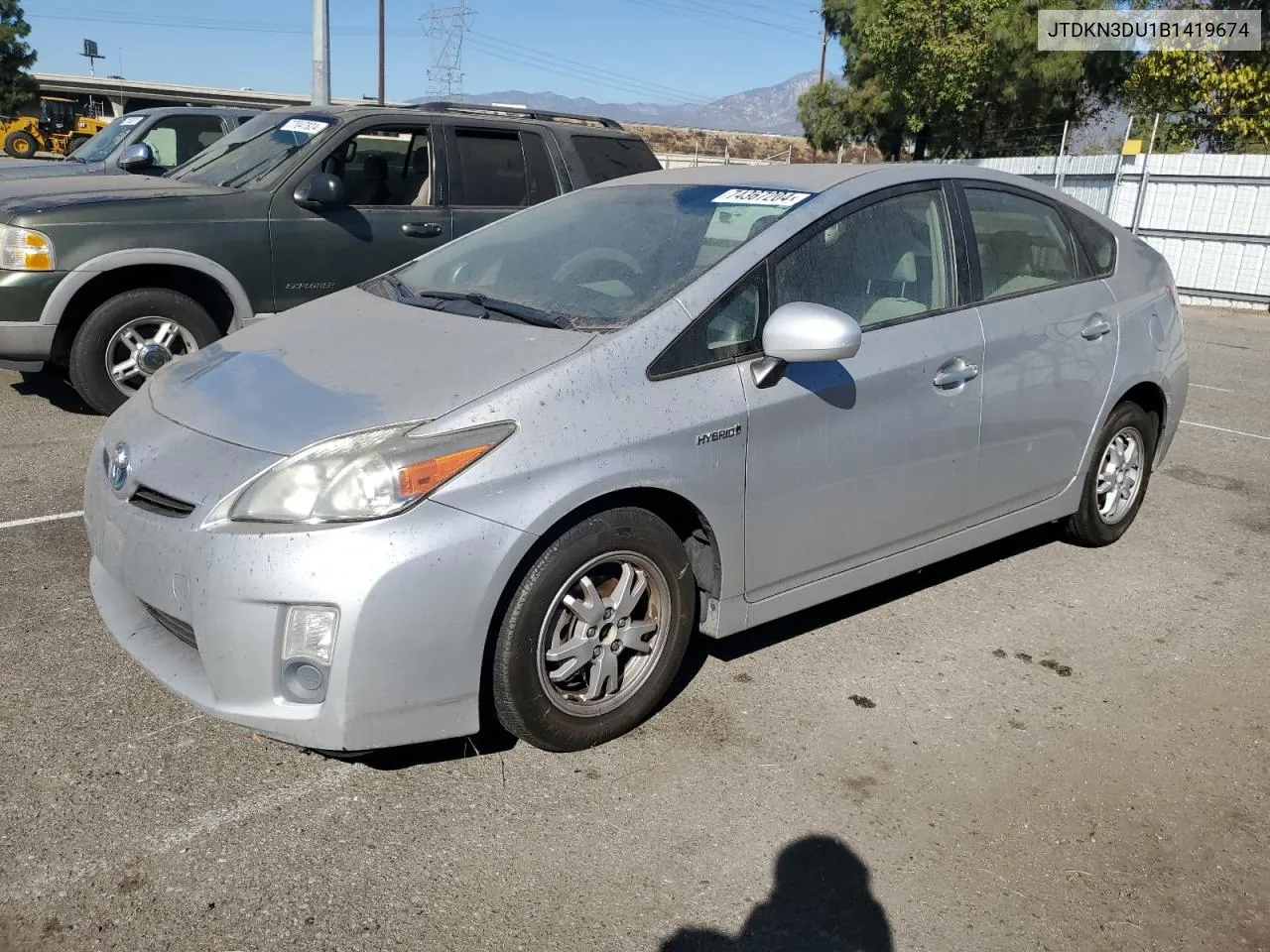 2011 Toyota Prius VIN: JTDKN3DU1B1419674 Lot: 74367204