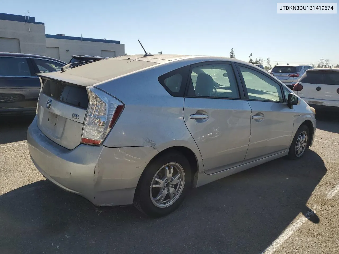 2011 Toyota Prius VIN: JTDKN3DU1B1419674 Lot: 74367204