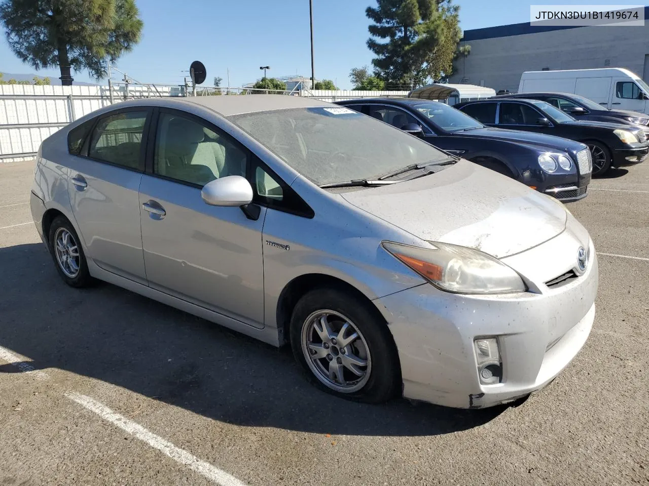 2011 Toyota Prius VIN: JTDKN3DU1B1419674 Lot: 74367204