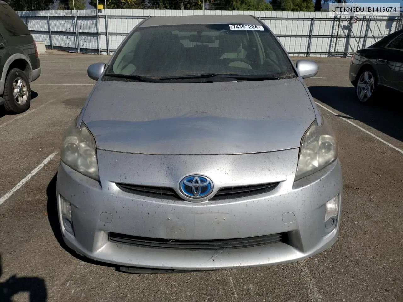 2011 Toyota Prius VIN: JTDKN3DU1B1419674 Lot: 74367204