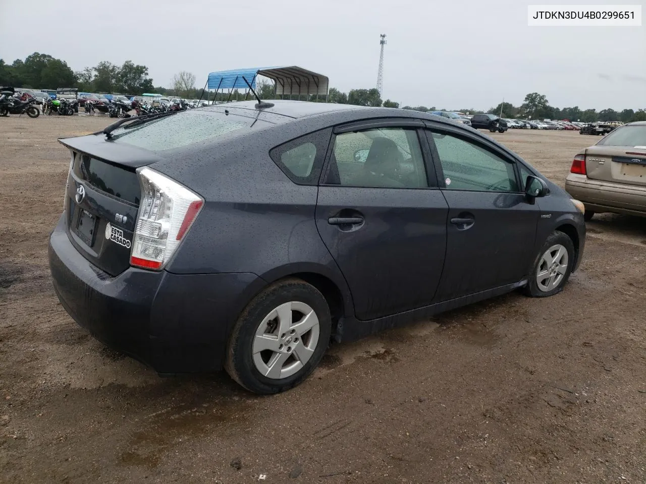 2011 Toyota Prius VIN: JTDKN3DU4B0299651 Lot: 74671254