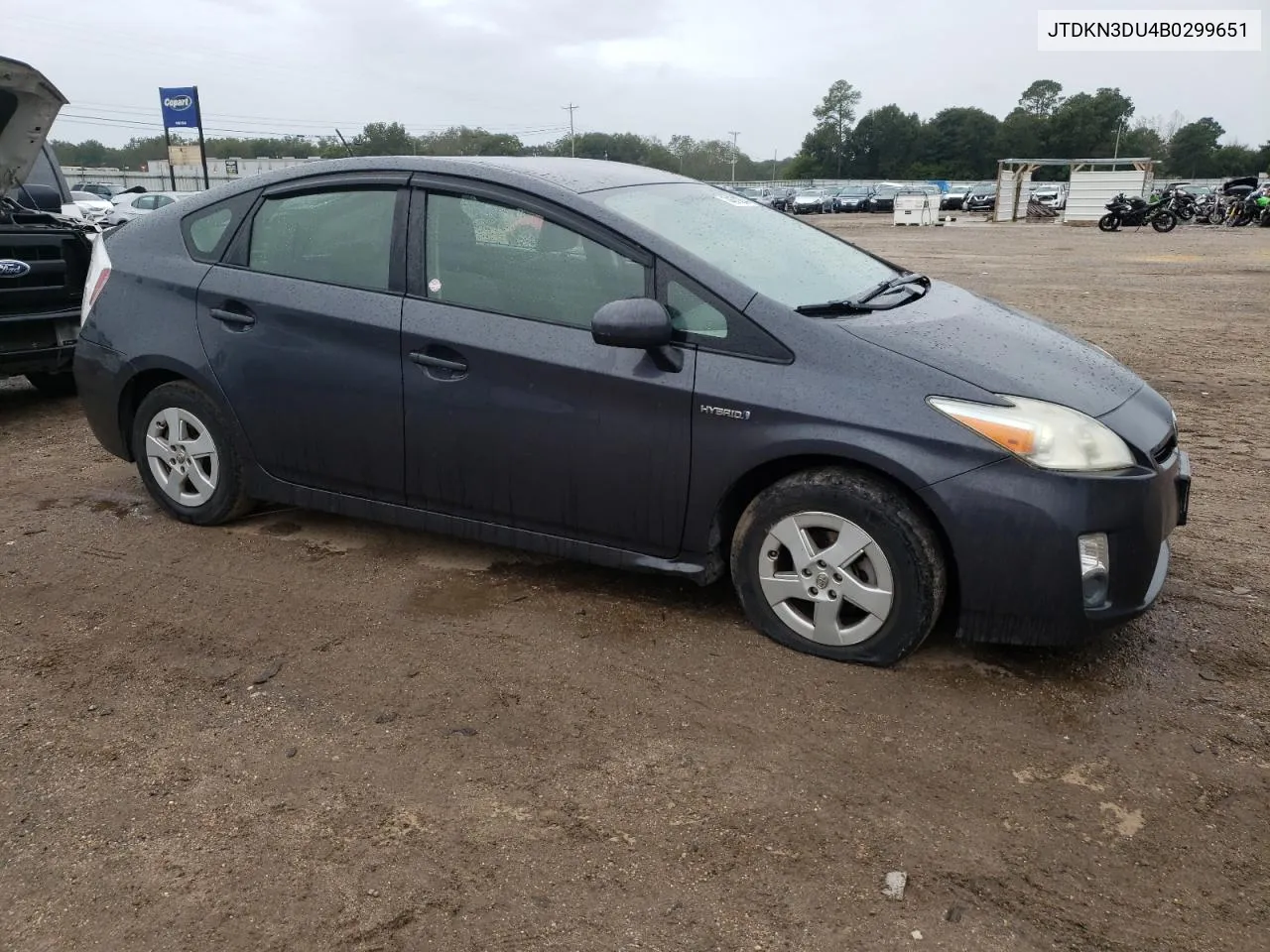 2011 Toyota Prius VIN: JTDKN3DU4B0299651 Lot: 74671254