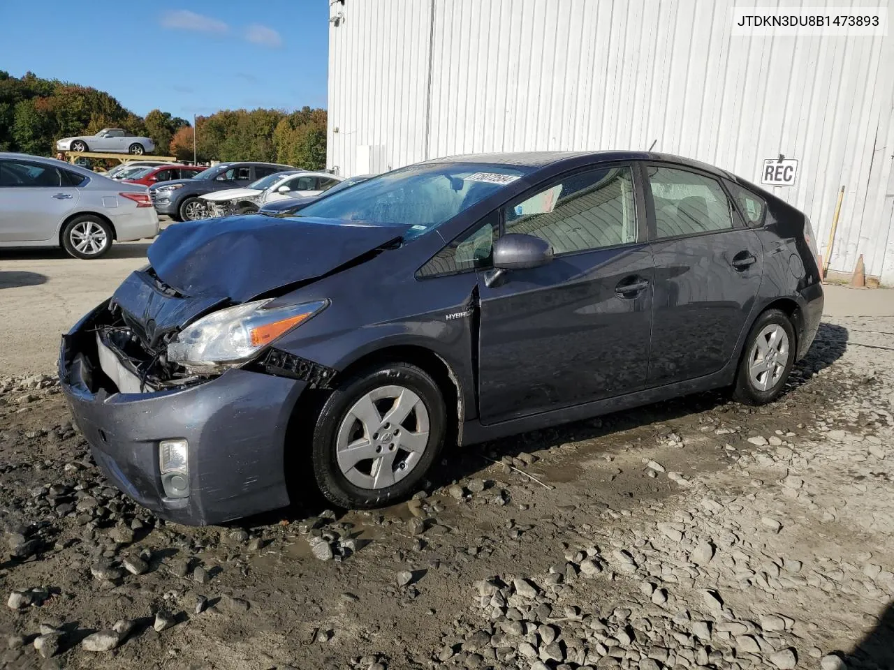 2011 Toyota Prius VIN: JTDKN3DU8B1473893 Lot: 75072584