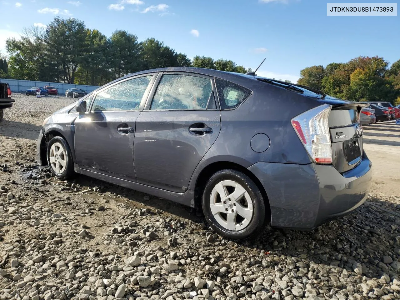 2011 Toyota Prius VIN: JTDKN3DU8B1473893 Lot: 75072584