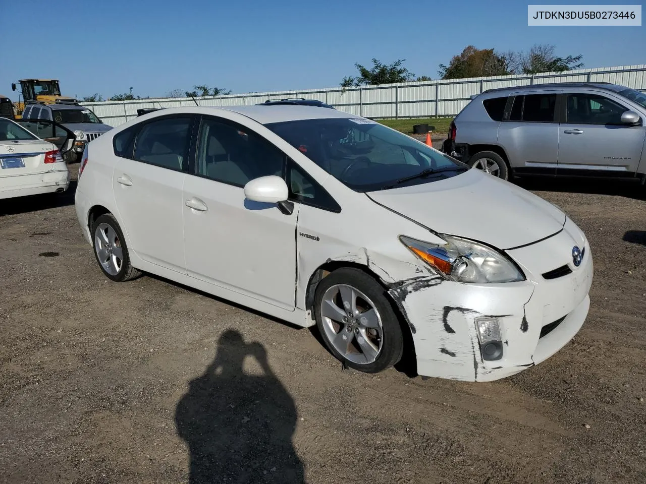 2011 Toyota Prius VIN: JTDKN3DU5B0273446 Lot: 75166684