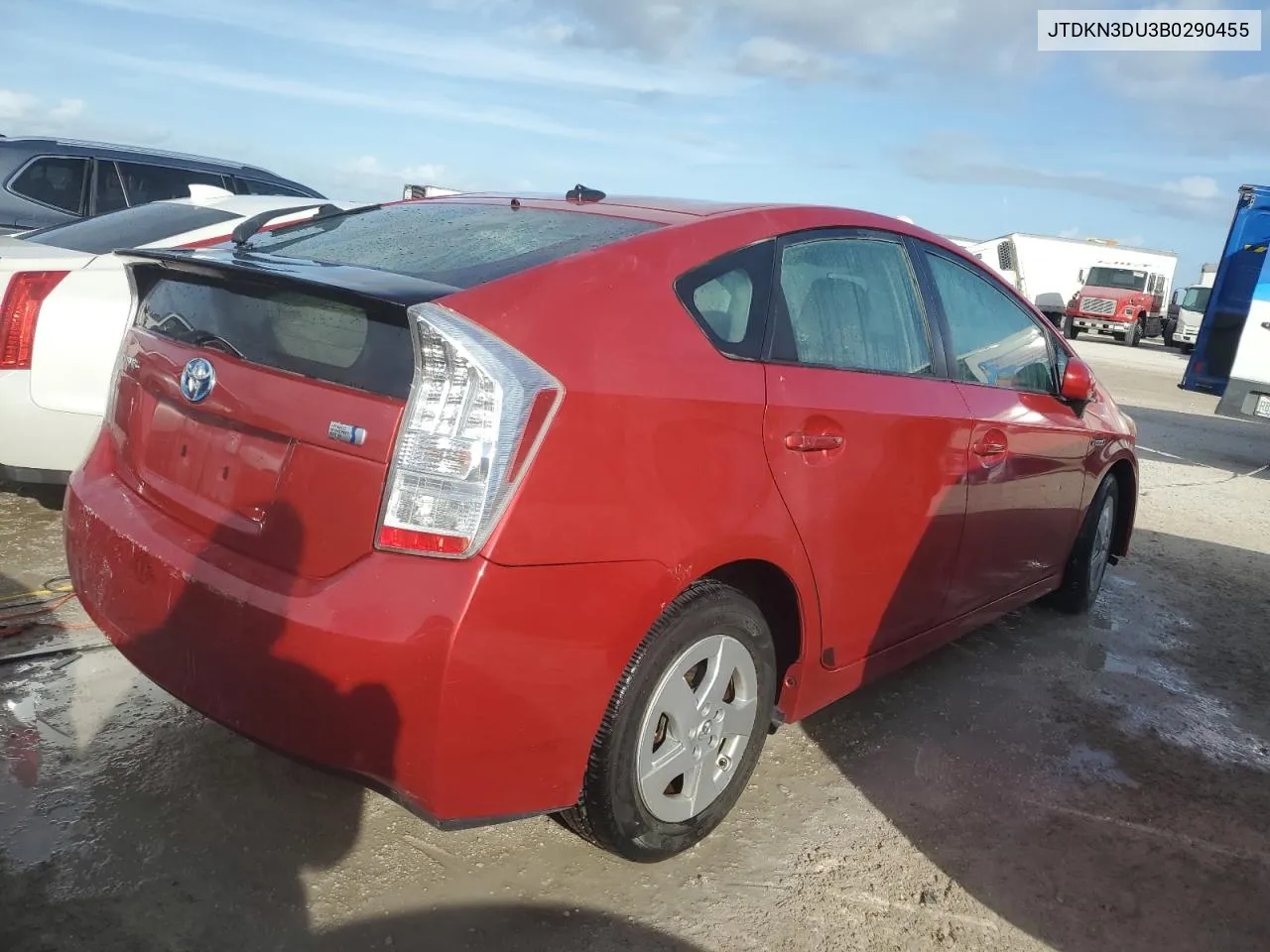 2011 Toyota Prius VIN: JTDKN3DU3B0290455 Lot: 75564124