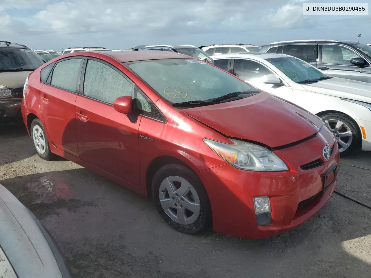 2011 Toyota Prius VIN: JTDKN3DU3B0290455 Lot: 75564124