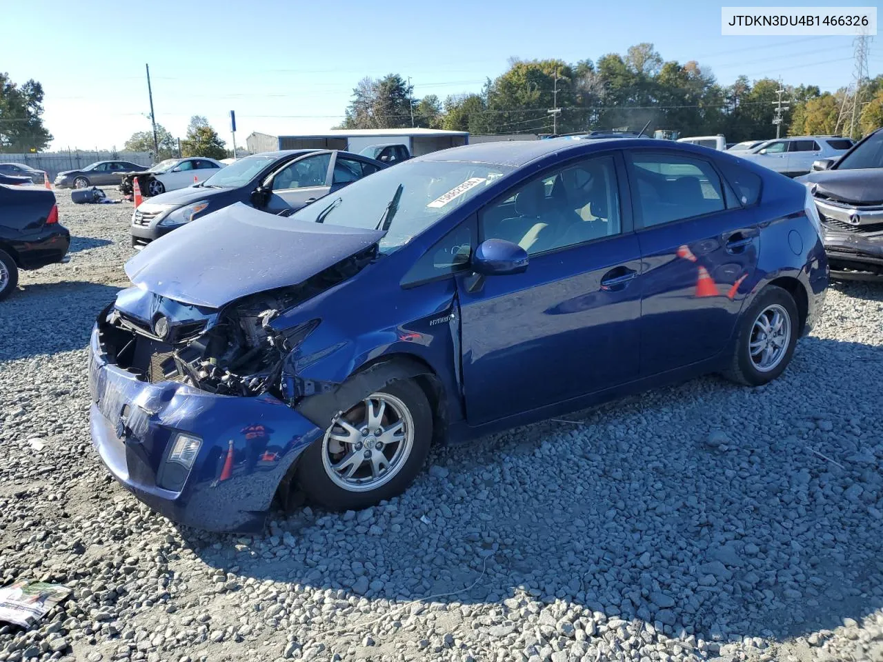 JTDKN3DU4B1466326 2011 Toyota Prius