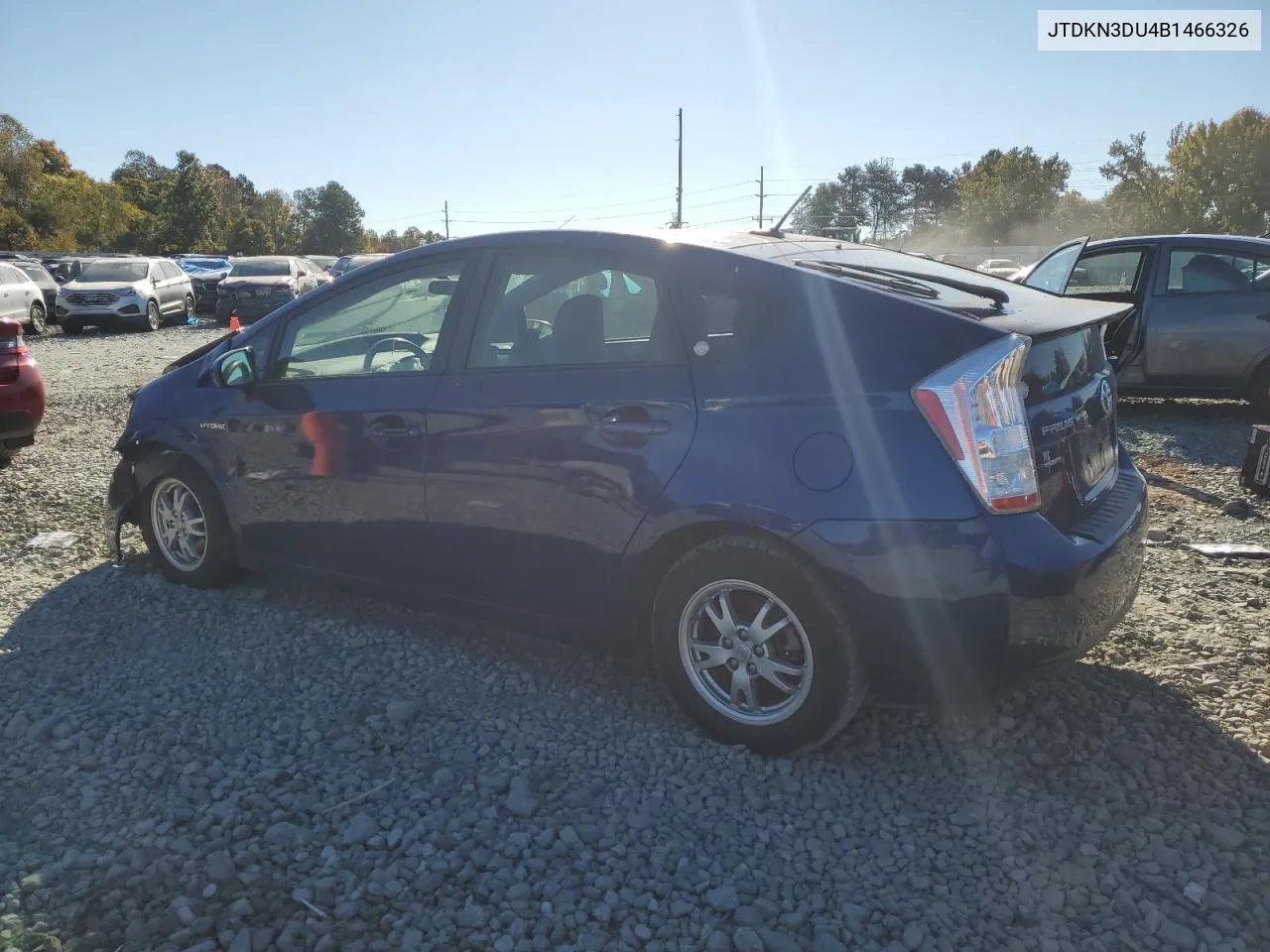 JTDKN3DU4B1466326 2011 Toyota Prius