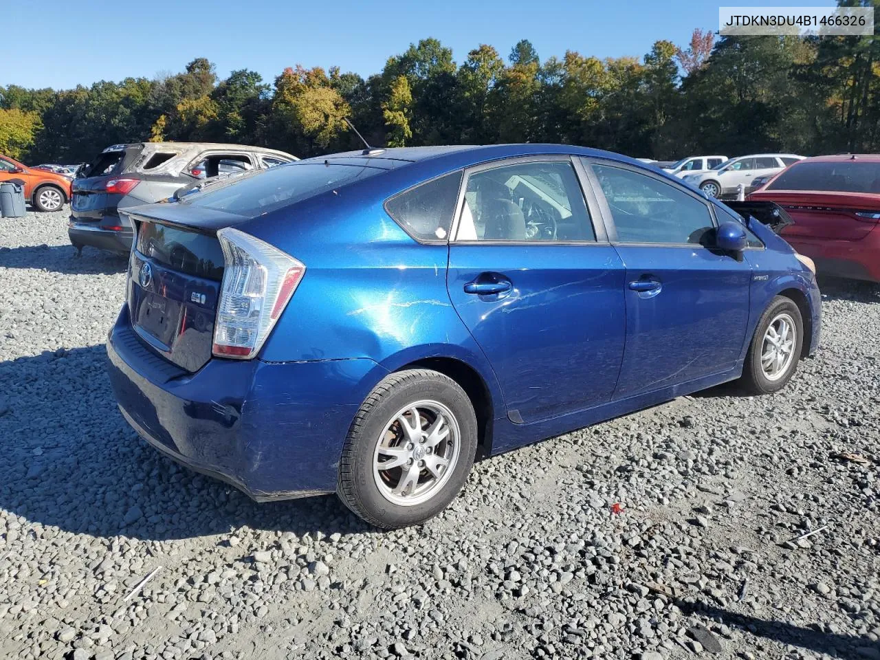 2011 Toyota Prius VIN: JTDKN3DU4B1466326 Lot: 75882394