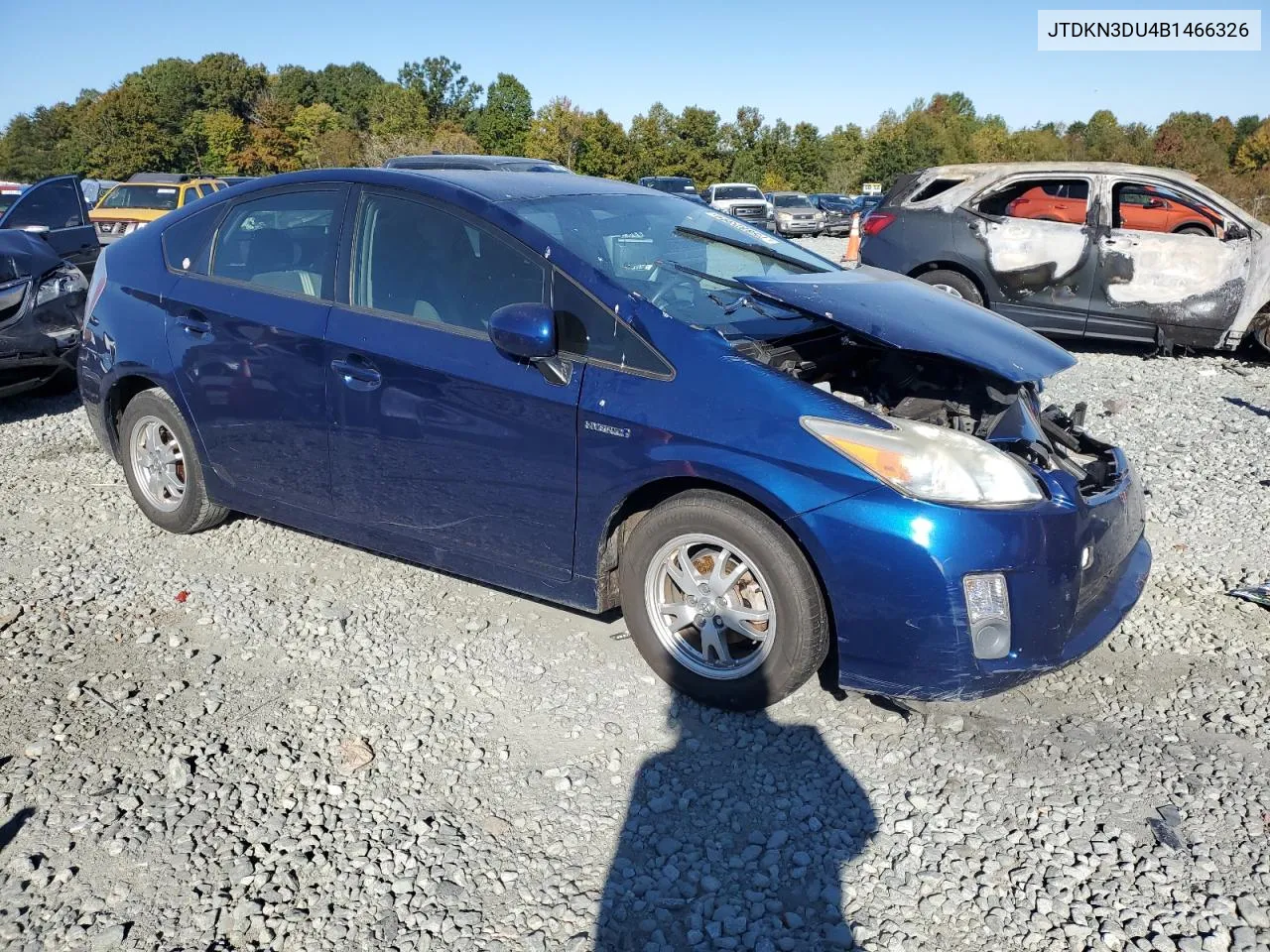 2011 Toyota Prius VIN: JTDKN3DU4B1466326 Lot: 75882394