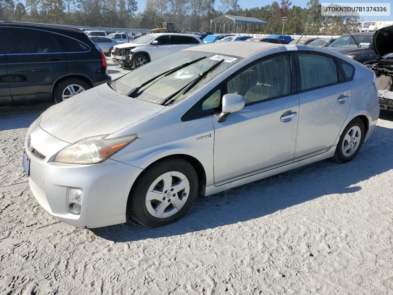 2011 Toyota Prius VIN: JTDKN3DU7B1374336 Lot: 76038304