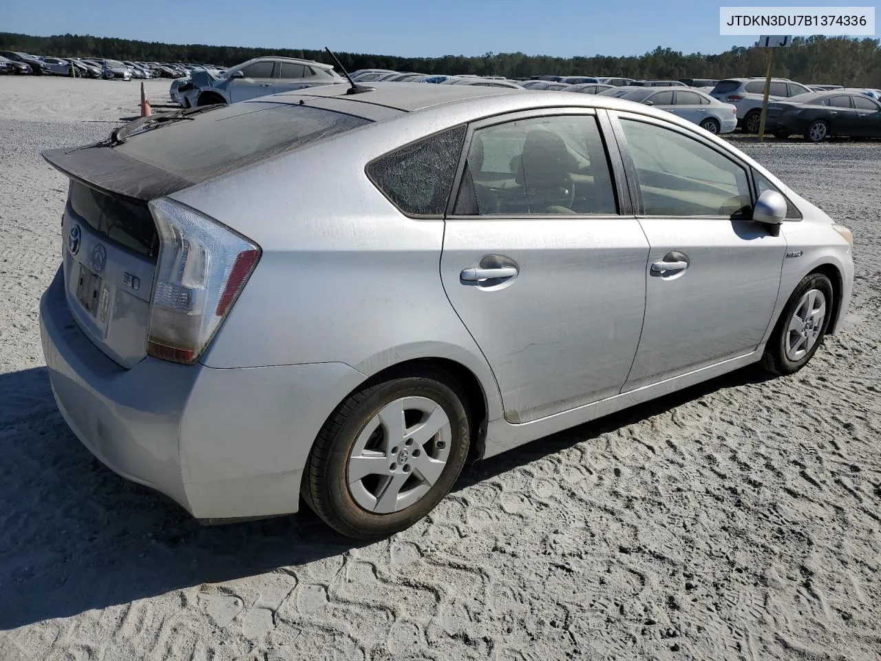 2011 Toyota Prius VIN: JTDKN3DU7B1374336 Lot: 76038304