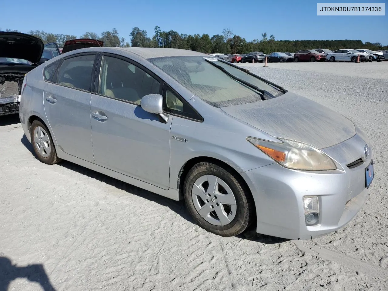 2011 Toyota Prius VIN: JTDKN3DU7B1374336 Lot: 76038304