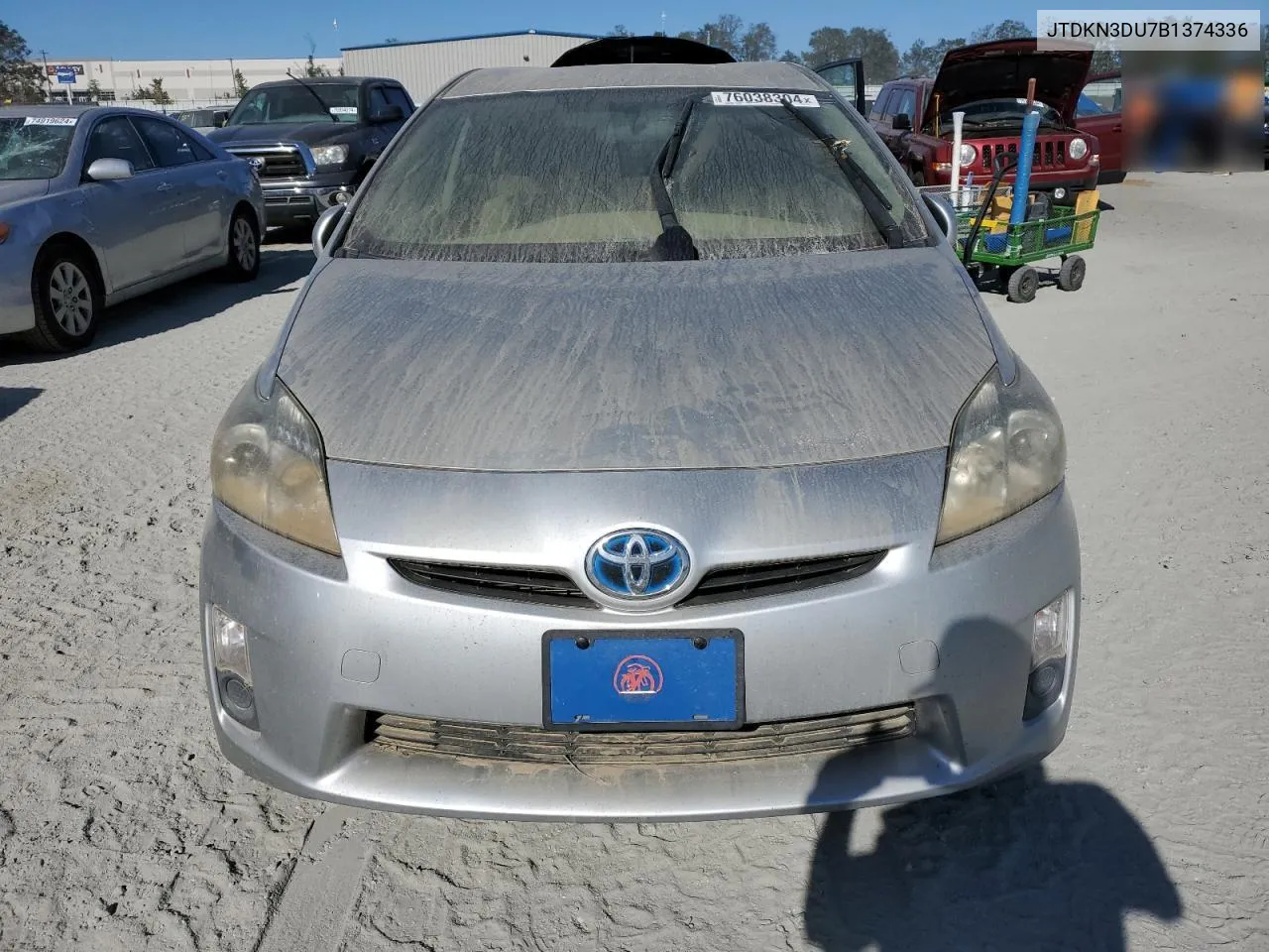 2011 Toyota Prius VIN: JTDKN3DU7B1374336 Lot: 76038304