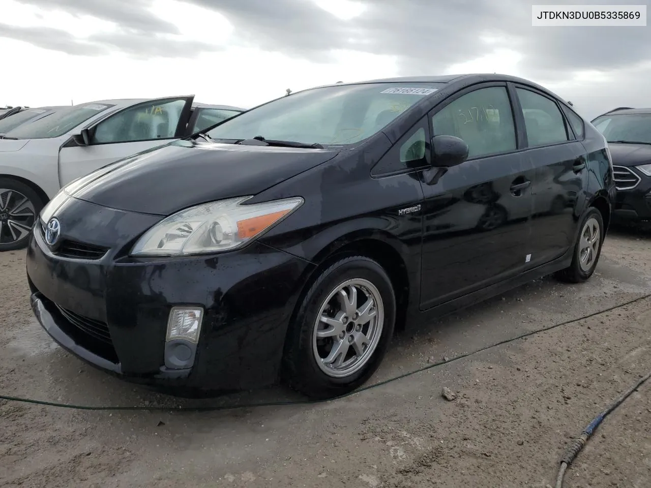 2011 Toyota Prius VIN: JTDKN3DU0B5335869 Lot: 76166124